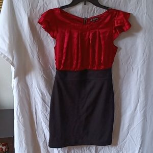 Bebop Red and Black Dress